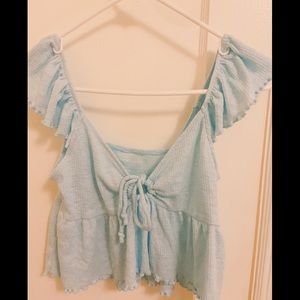 American Eagle Top size-small in blue